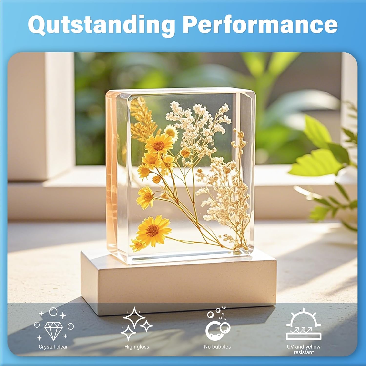 Epoxy Resin Kit-16oz-Crystal Clear Casting with Jewelry Mold-Vivresina