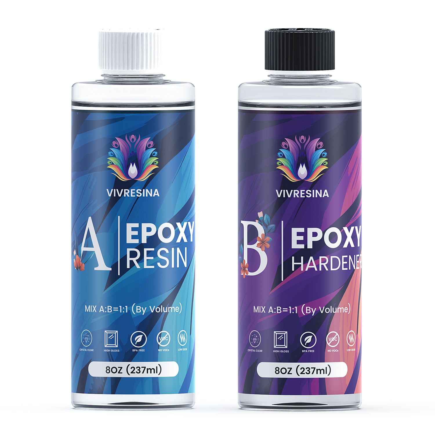 Epoxy Resin Kit-16oz-Crystal Clear Casting with Jewelry Mold-Vivresina