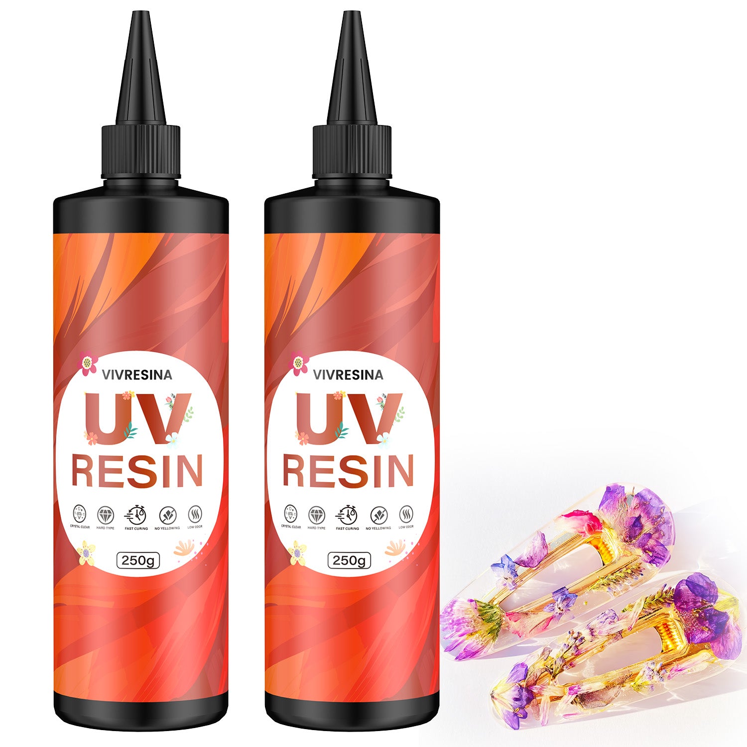 UV Resin-250g-uv epoxy resin& uv Curing resin uv clarm&hobby lobby-Vivresina
