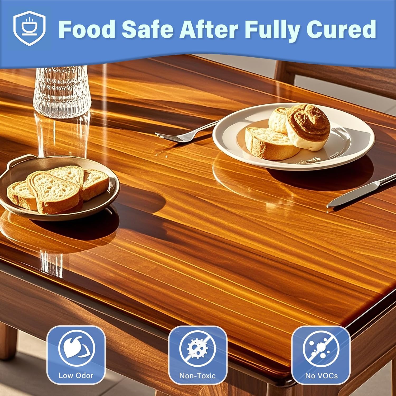 Table Top Epoxy Resin-1 Gallon- epoxy resin for Bar & Woods-Vivresina