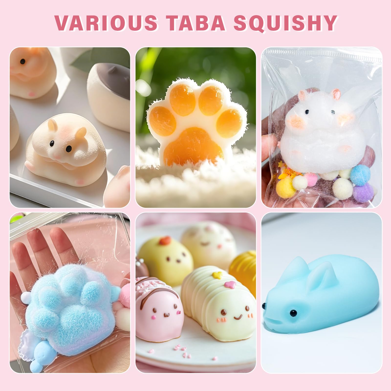 Taba Squishy Kit 64 OZ Liquid Silicone for Squishy Making Kit
